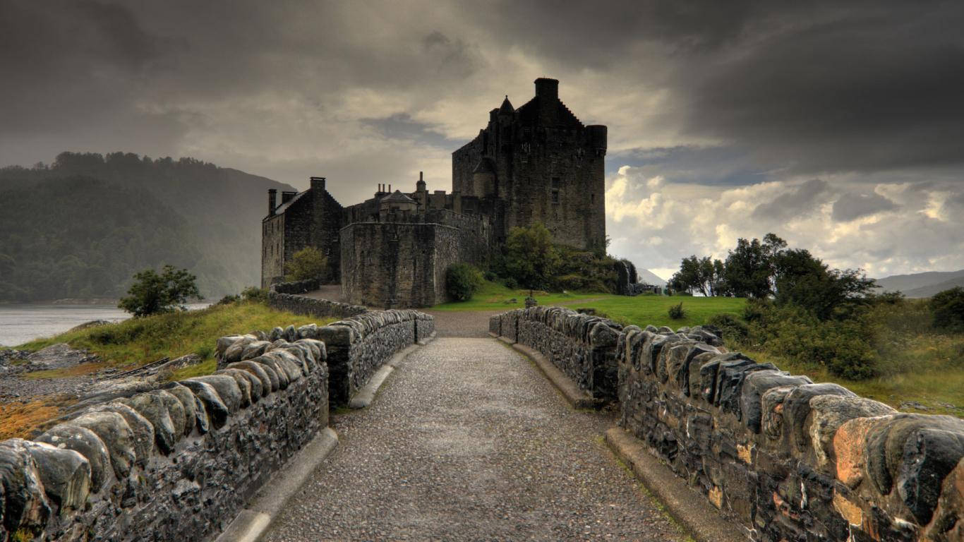 Clan Castle Of Scotland, A Reflection Of The Medieval Era Wallpaper