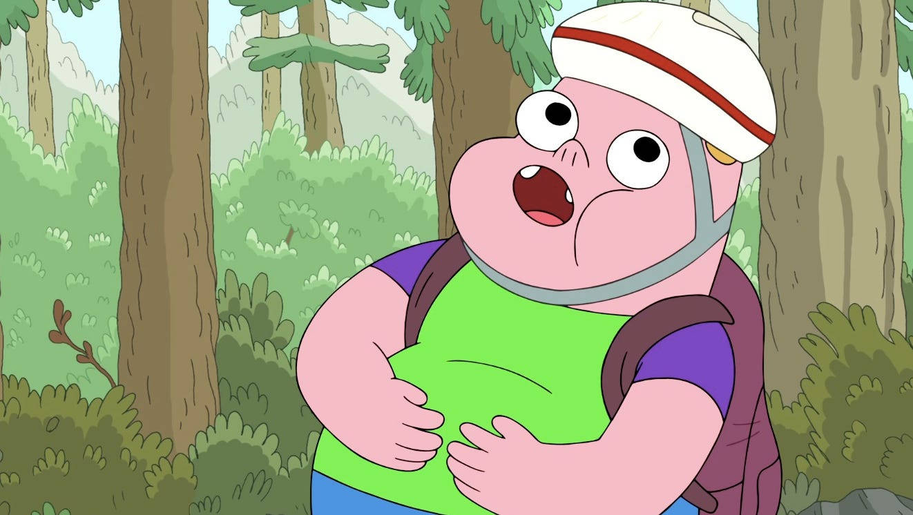 Clarence Wearing A Simple Helmet Wallpaper