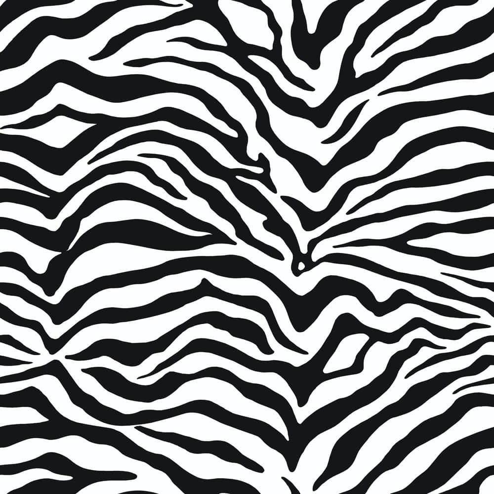 Classic Black And White Animal Print Wallpaper