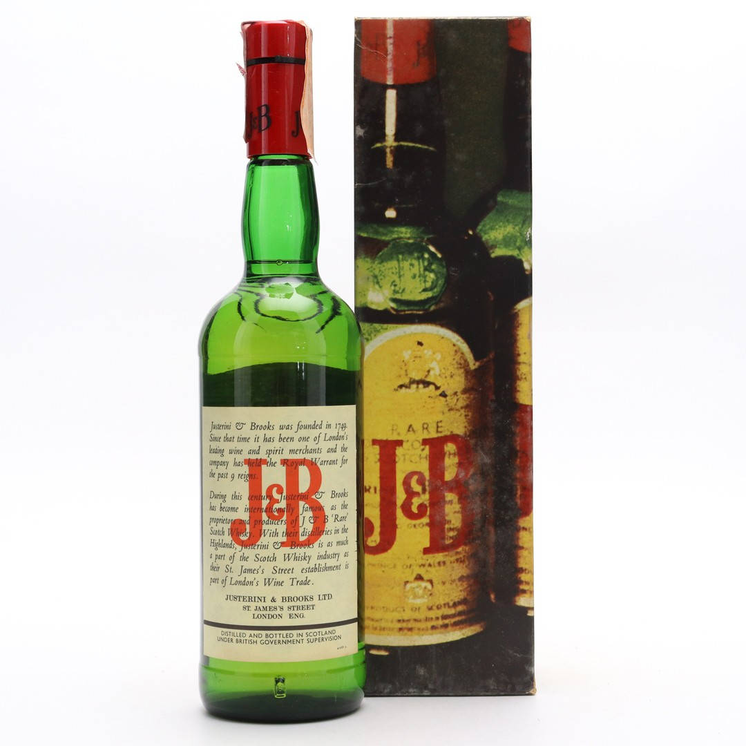 Classy Bottles Of J&b Whisky Wallpaper