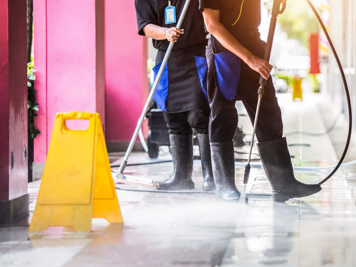 Cleaning Tiled Floor Wallpaper