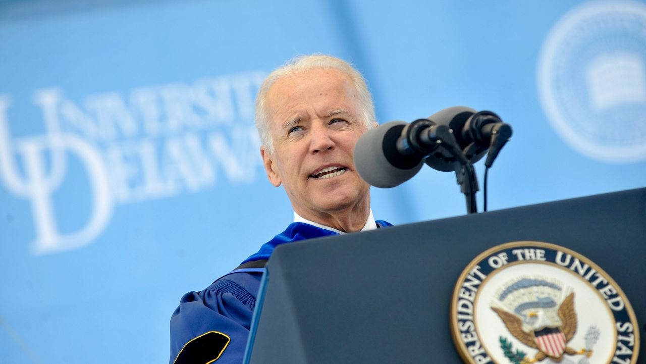 Close-up Joe Biden University Of Delaware Wallpaper