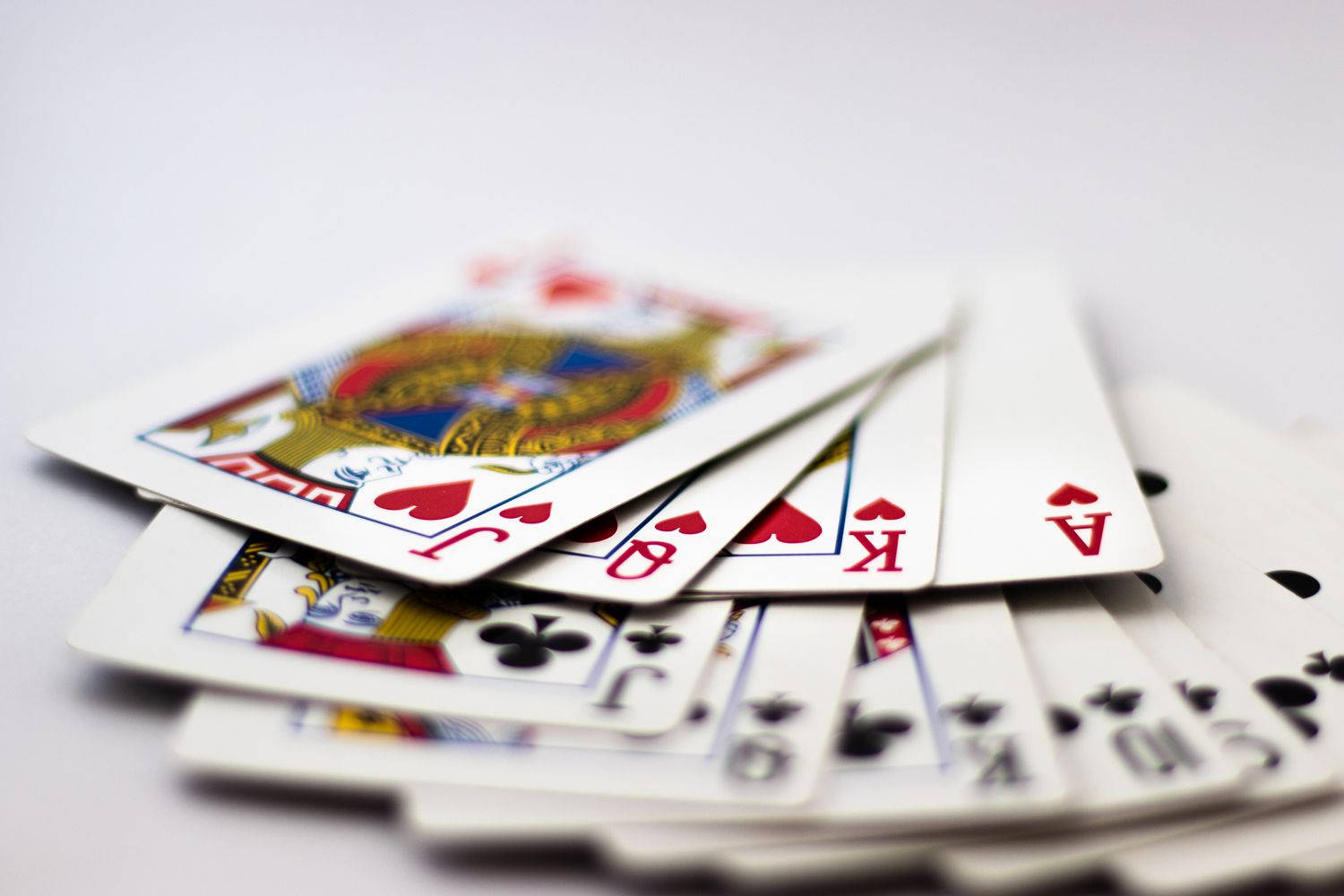 Close-up Rummy Royal Flush Wallpaper