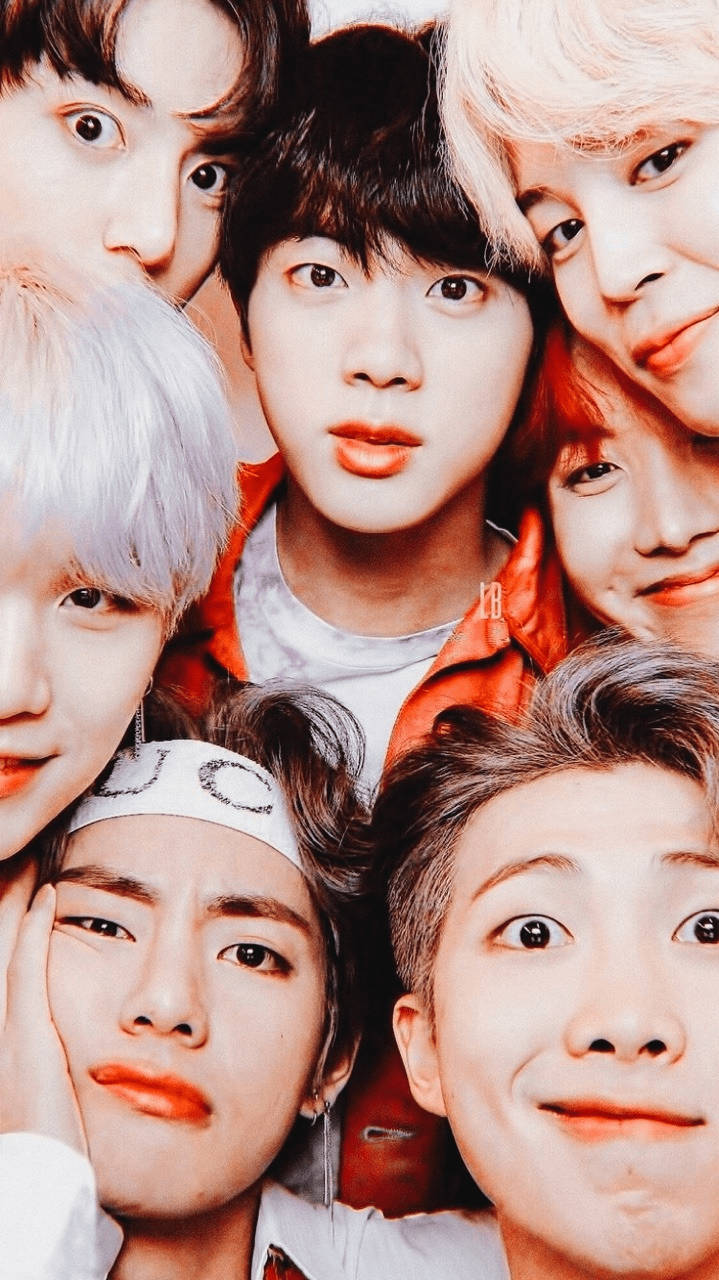 Close Up Shot Bts Cute Aesthetic Wallpaper