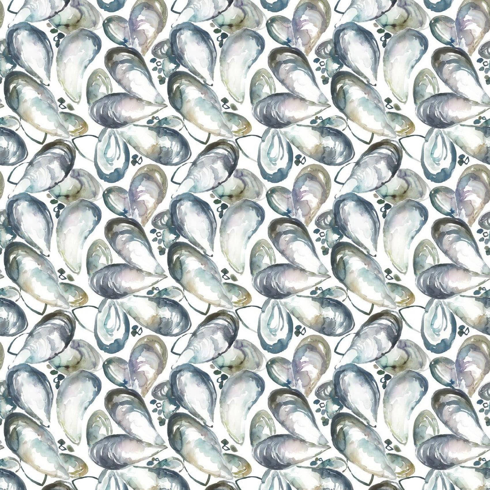 Cluster Of Mussels - Shellfish Pattern Print Wallpaper