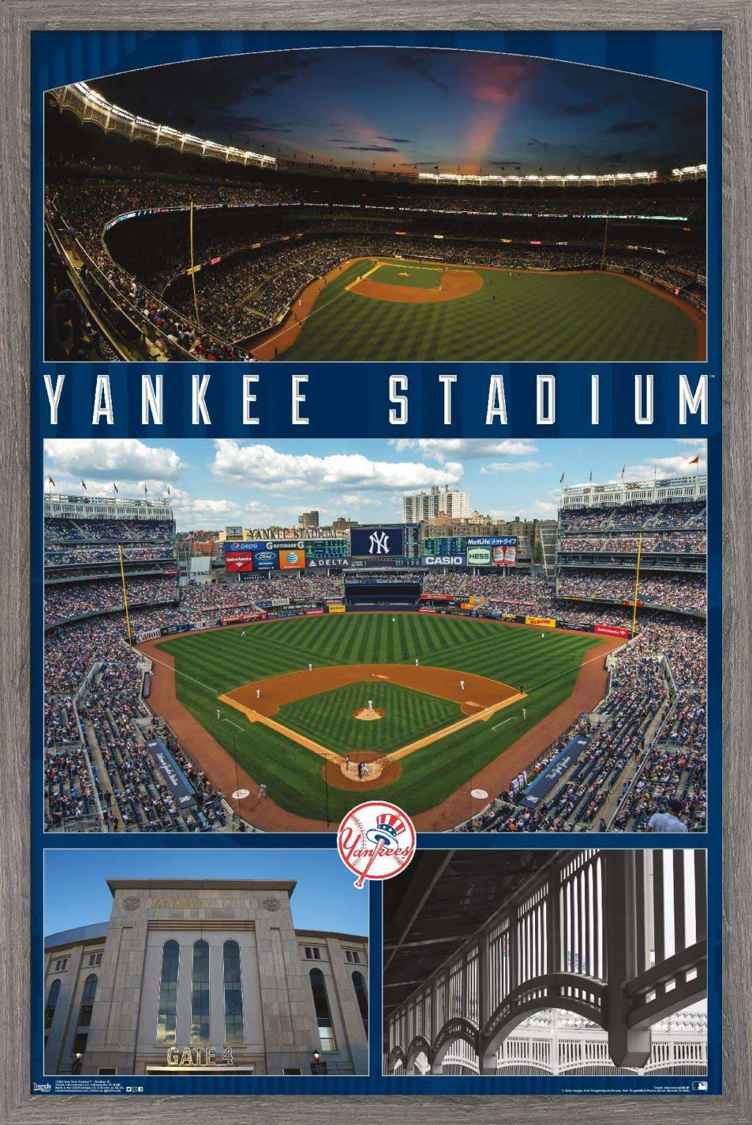 Collage Tribute To Yankee Stadium Wallpaper