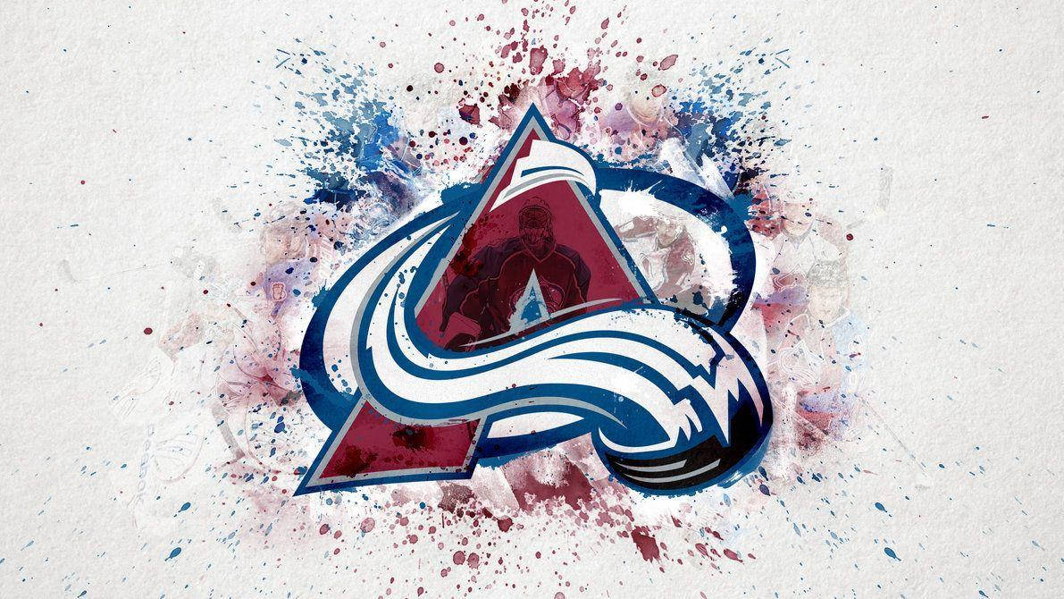 Colorado Avalanche Color Splash Wallpaper