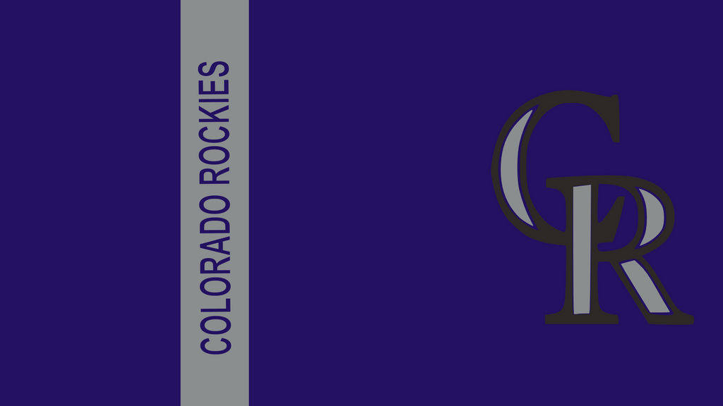 Colorado Rockies Purple Background Wallpaper