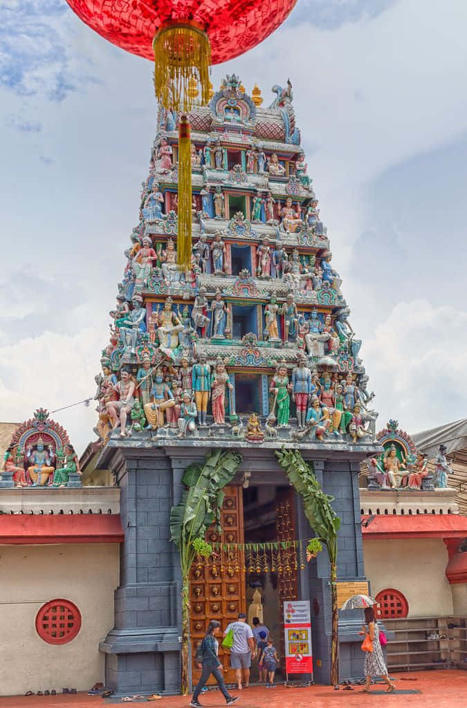 Colorful_ Mariamman_ Temple_ Gopuram Wallpaper