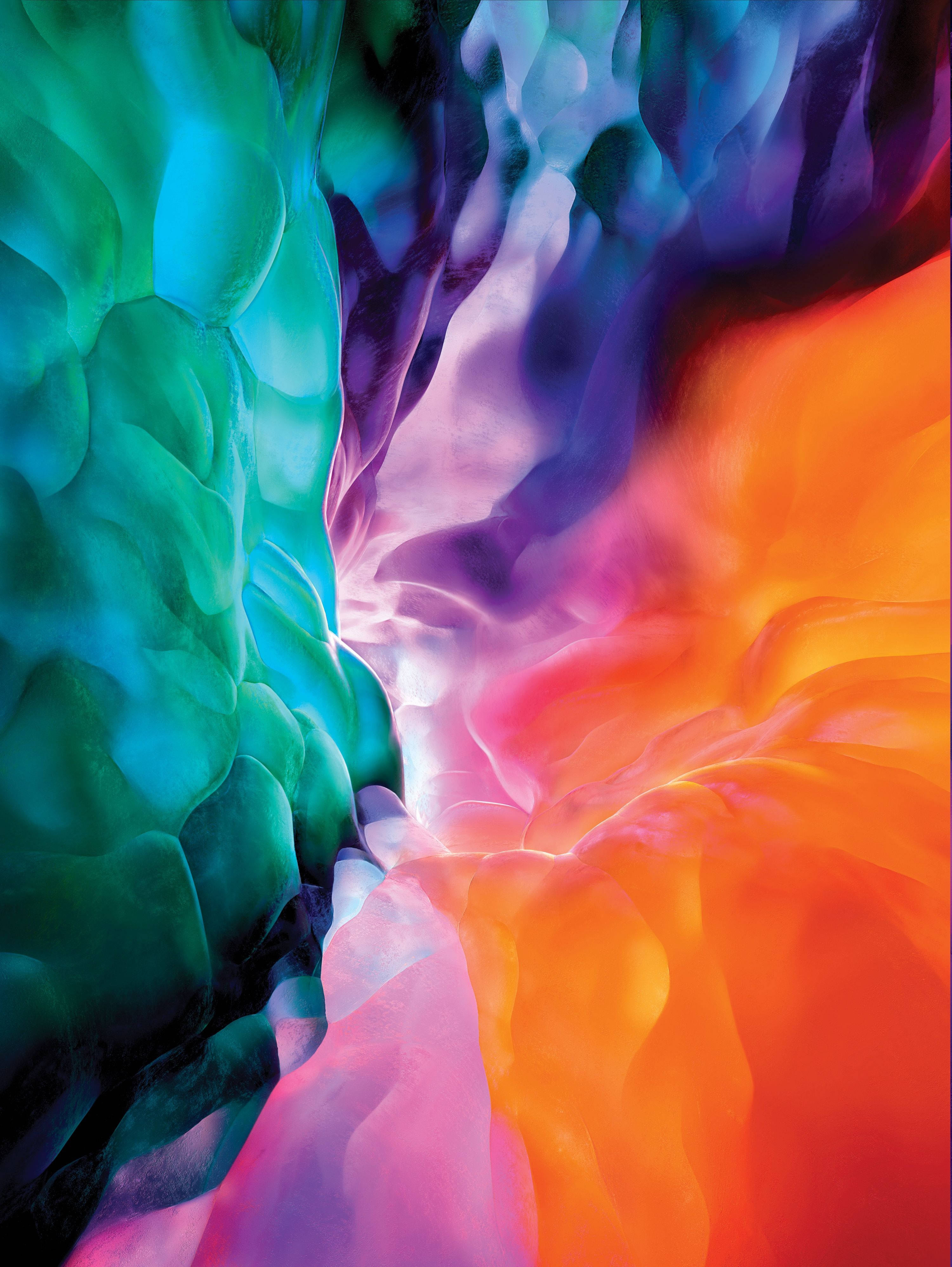 Colorful Smoke As Official Ipad Display Wallpaper