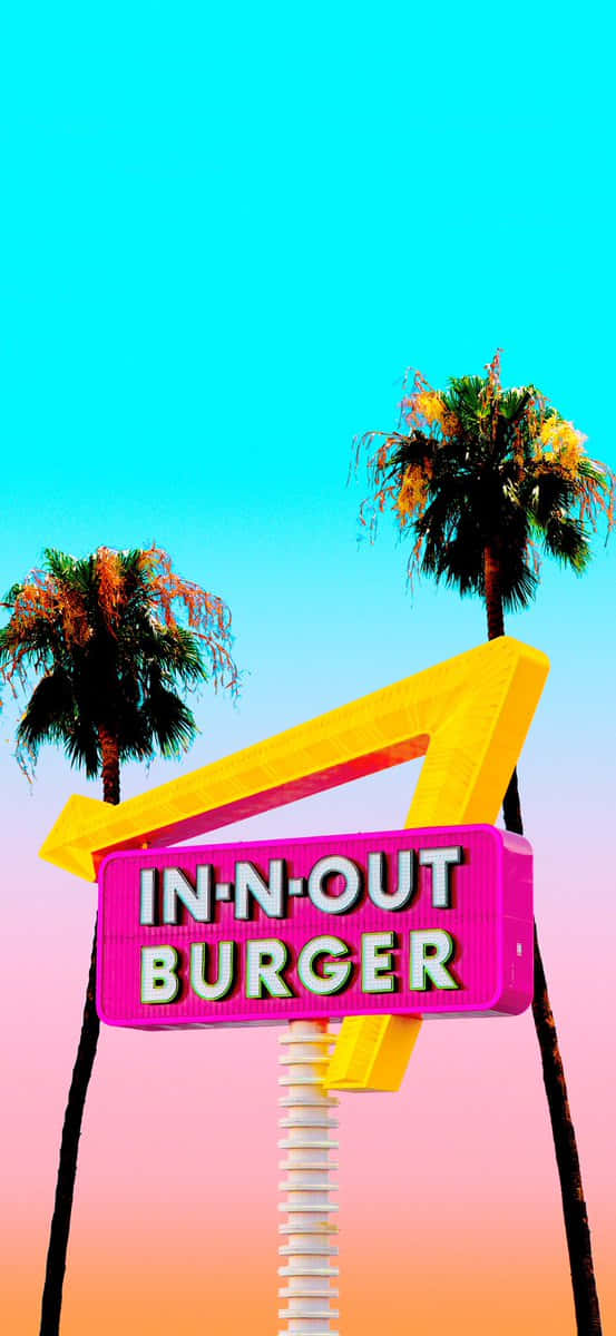 Come To In N Out For Your Favorite Burgers And Fries Wallpaper