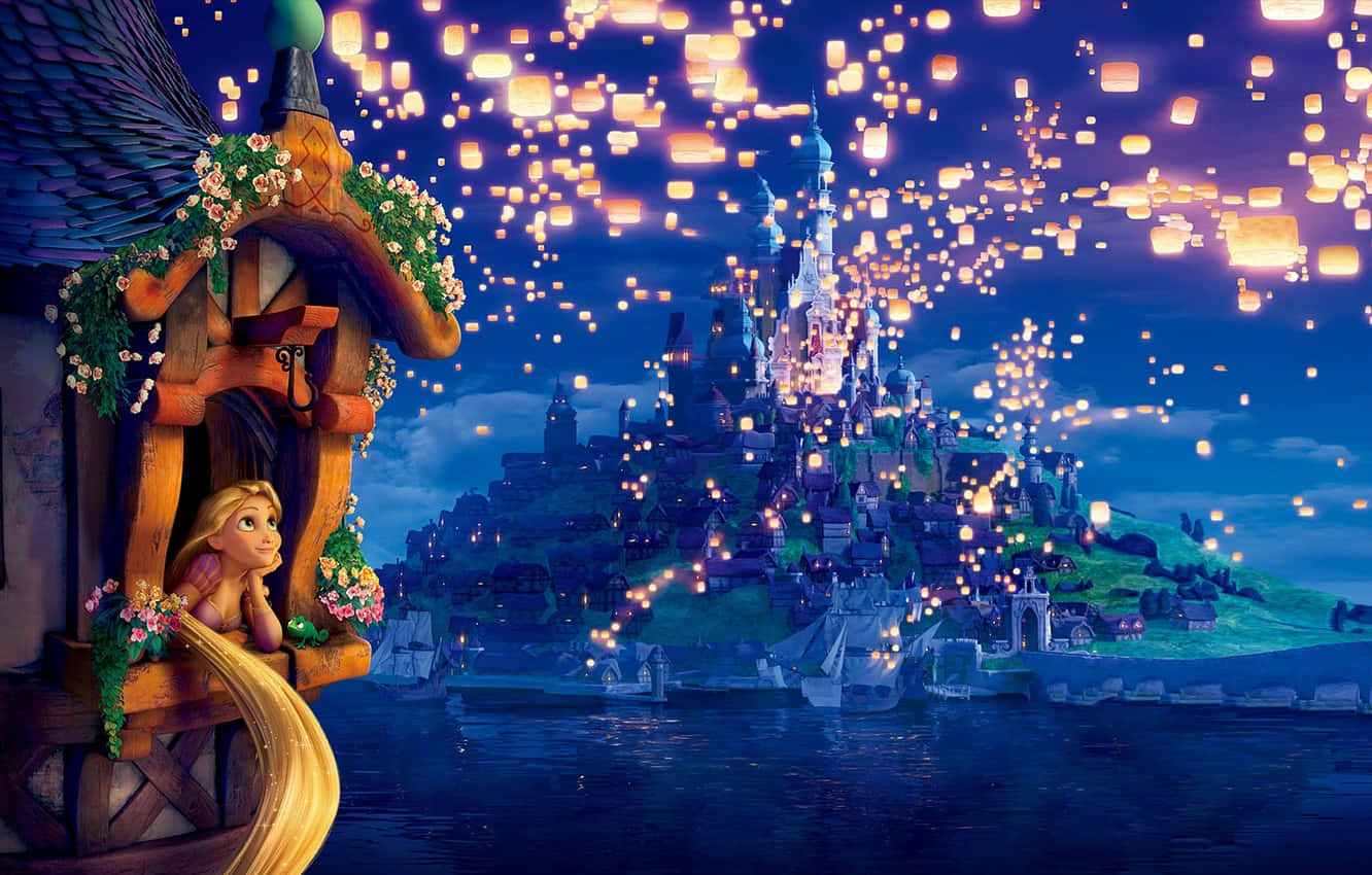 Complicated Tangled Scene Wallpaper