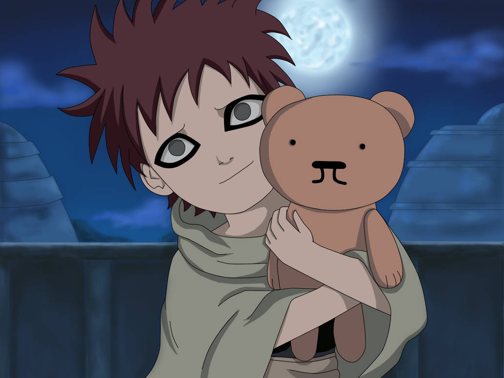 Confused Young Gaara Wallpaper