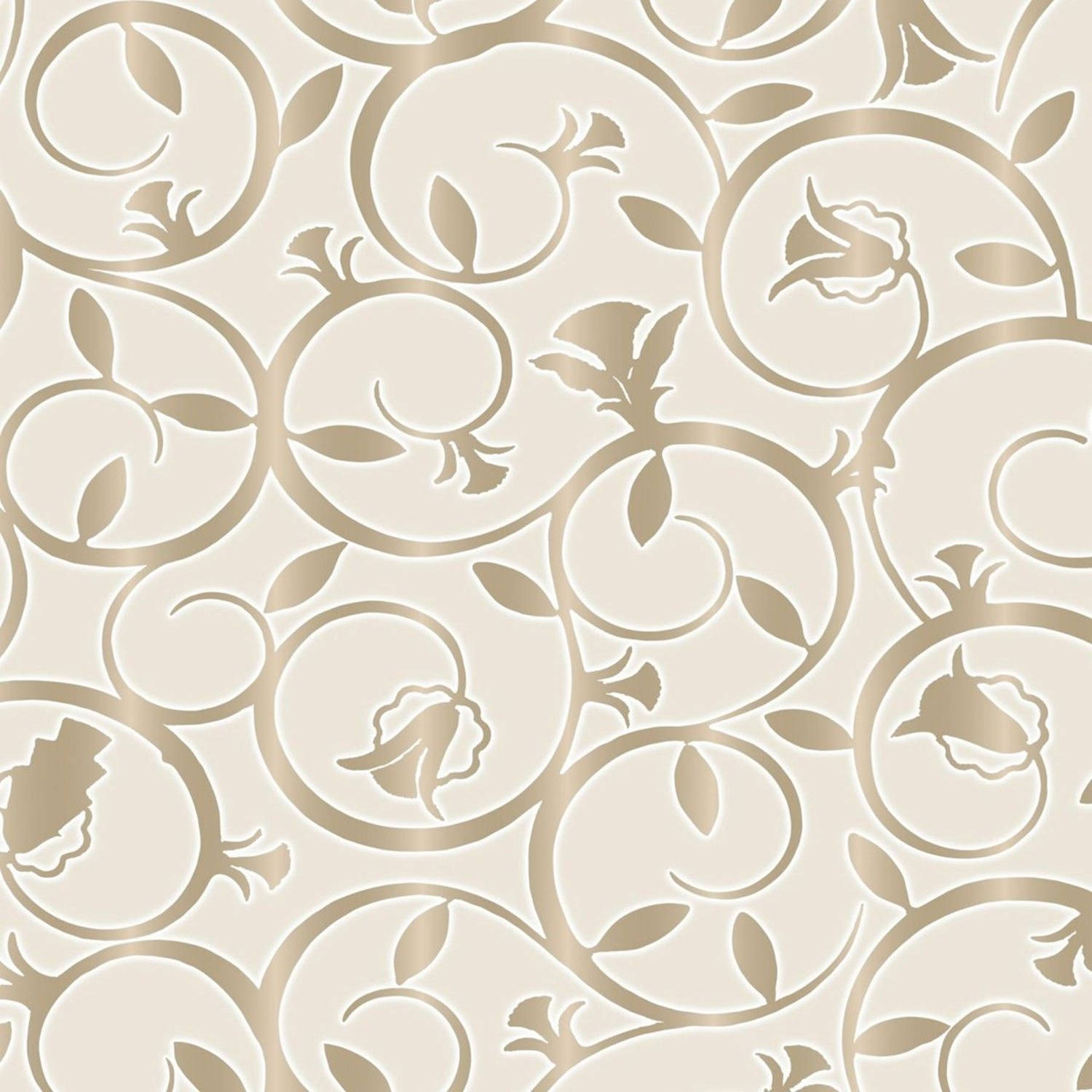 Contemporary Modern Swirls Pattern Wall Texture Wallpaper