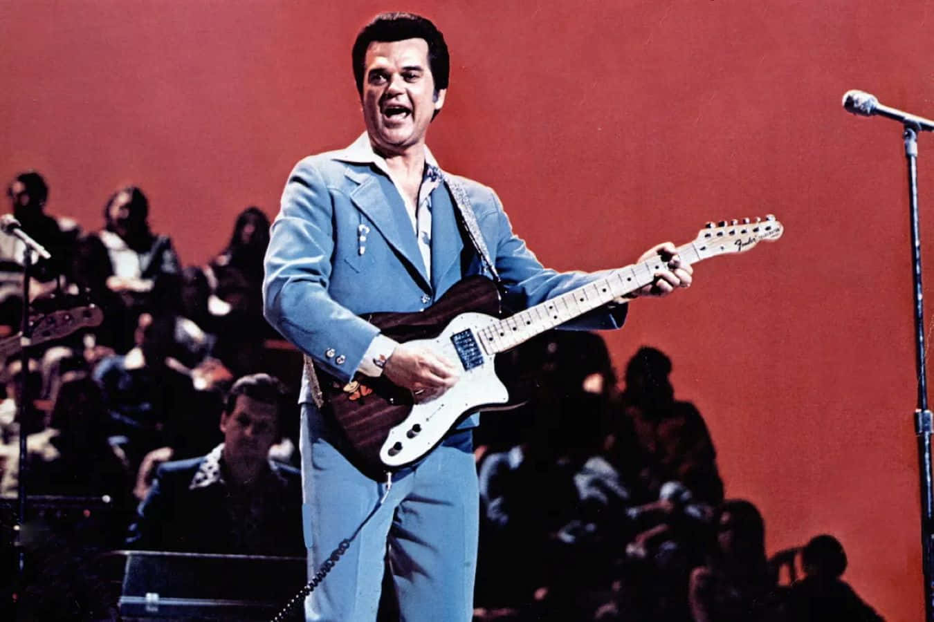 Conway Twitty Performing Live Wallpaper