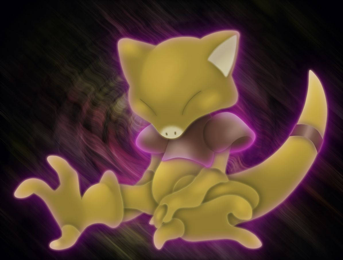 Cool Abra Psychic Pokémon Wallpaper