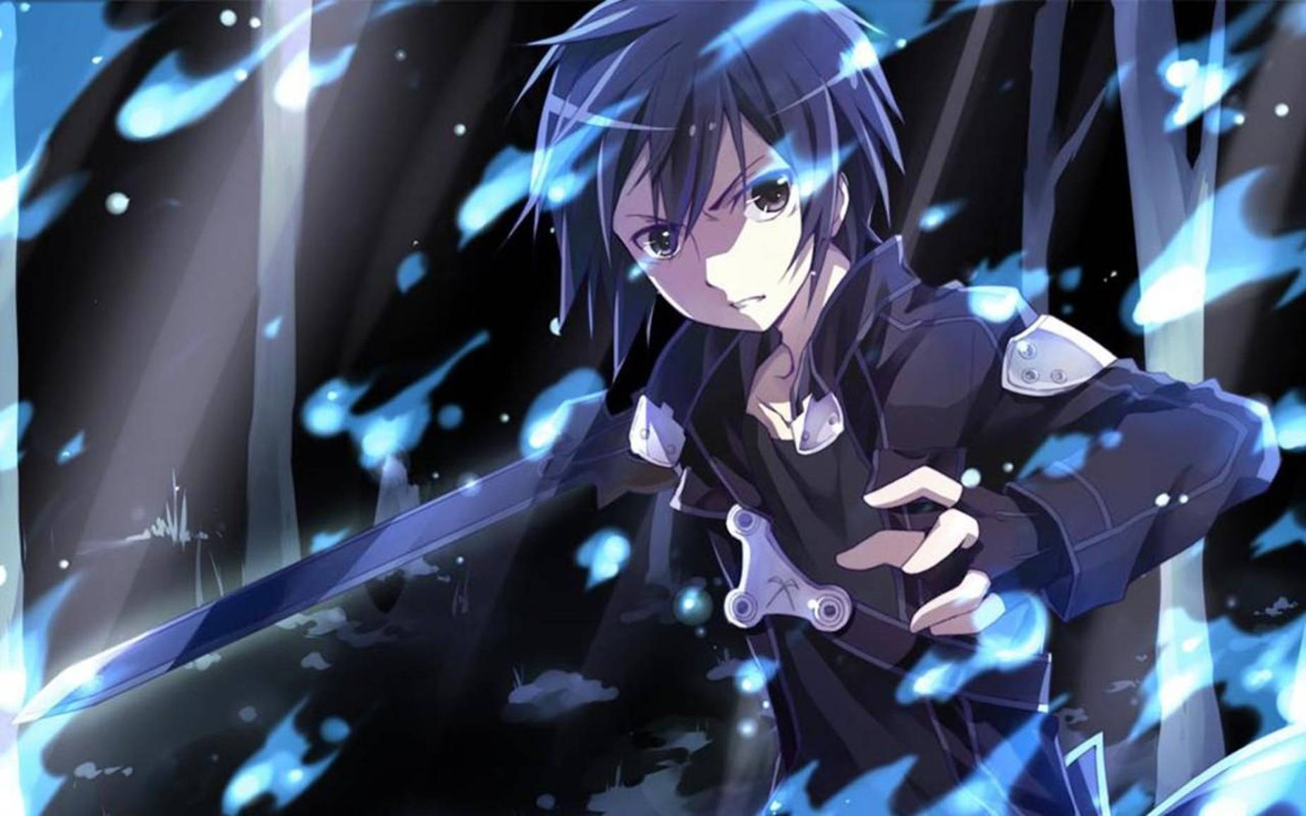 Cool Anime Boy Pfp Kirito Wallpaper