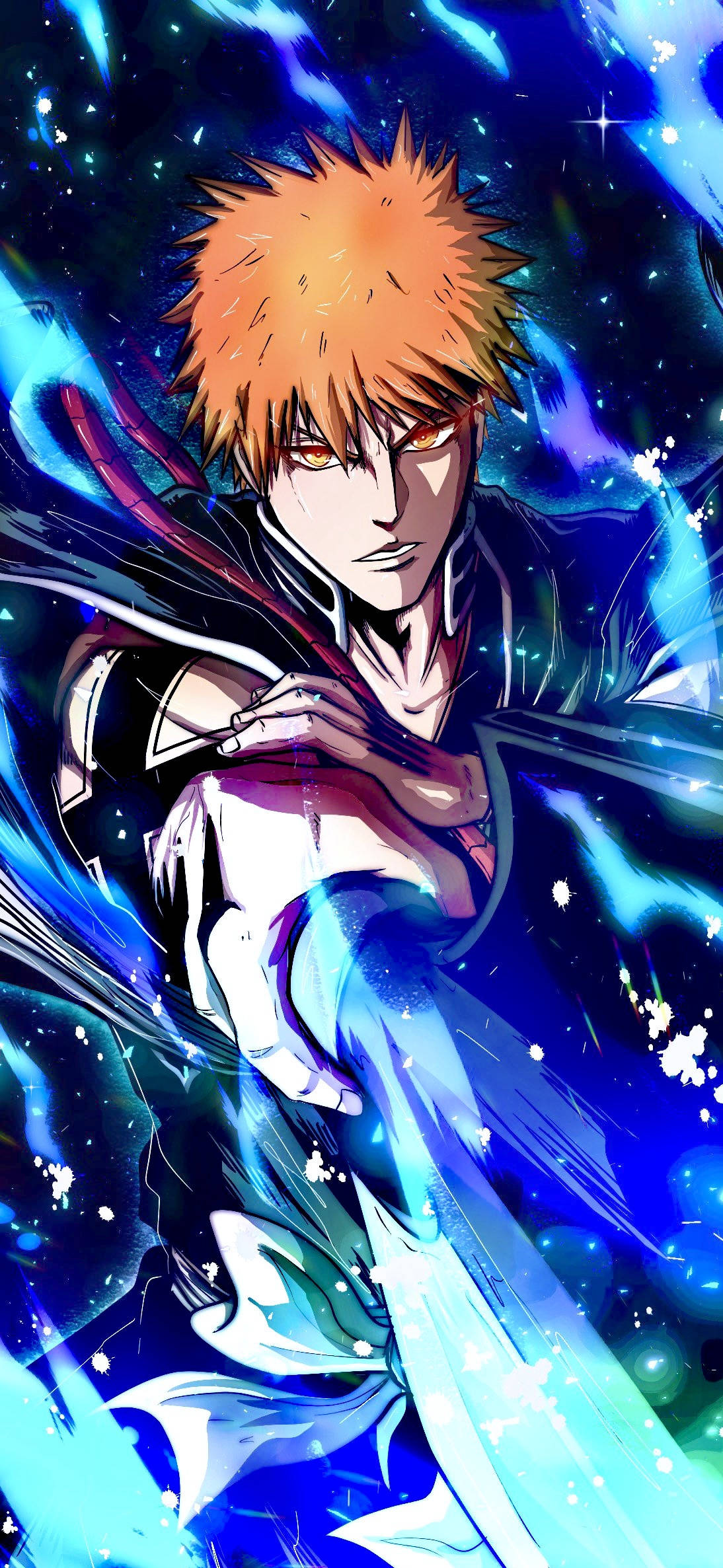 Cool Anime Phone Ichigo Kurosaki Wallpaper