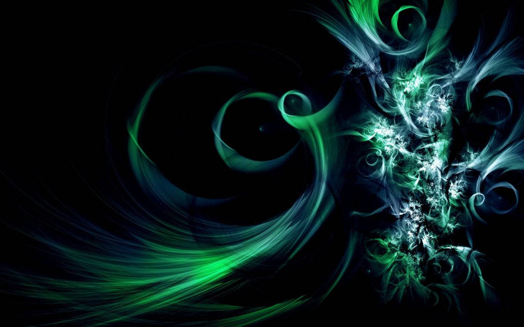 Cool Desktop Green And Black Wallpaper