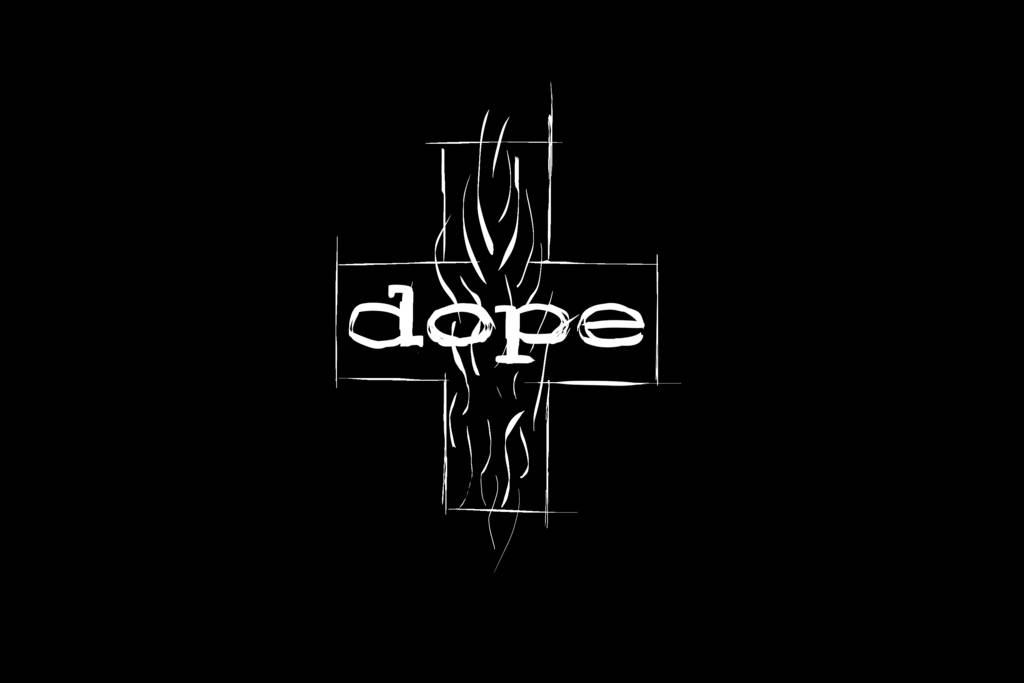 Cool Dope Black Cross Art Wallpaper