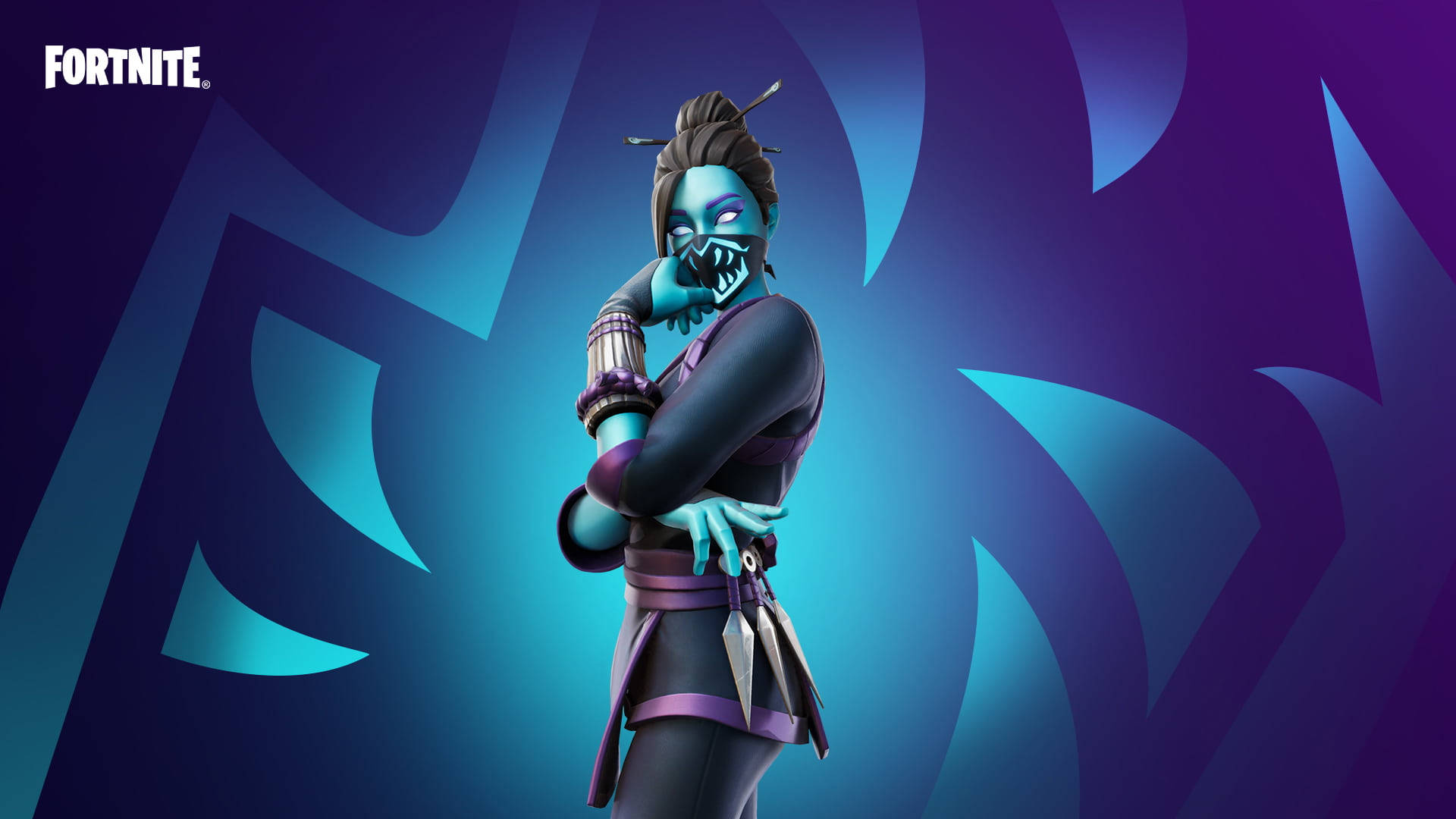 Cool Fortnite Skin Maki Monster Green Aesthetic Wallpaper