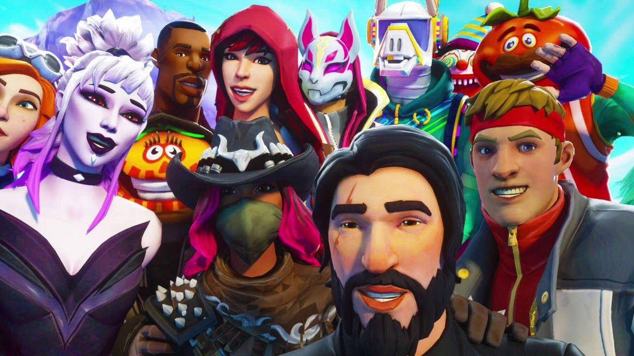 Cool Fortnite Skin Selfie Photo Wallpaper