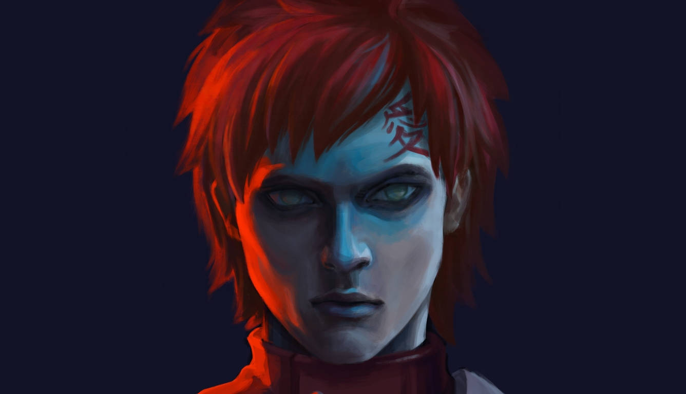 Cool Gaara Digital Art Wallpaper