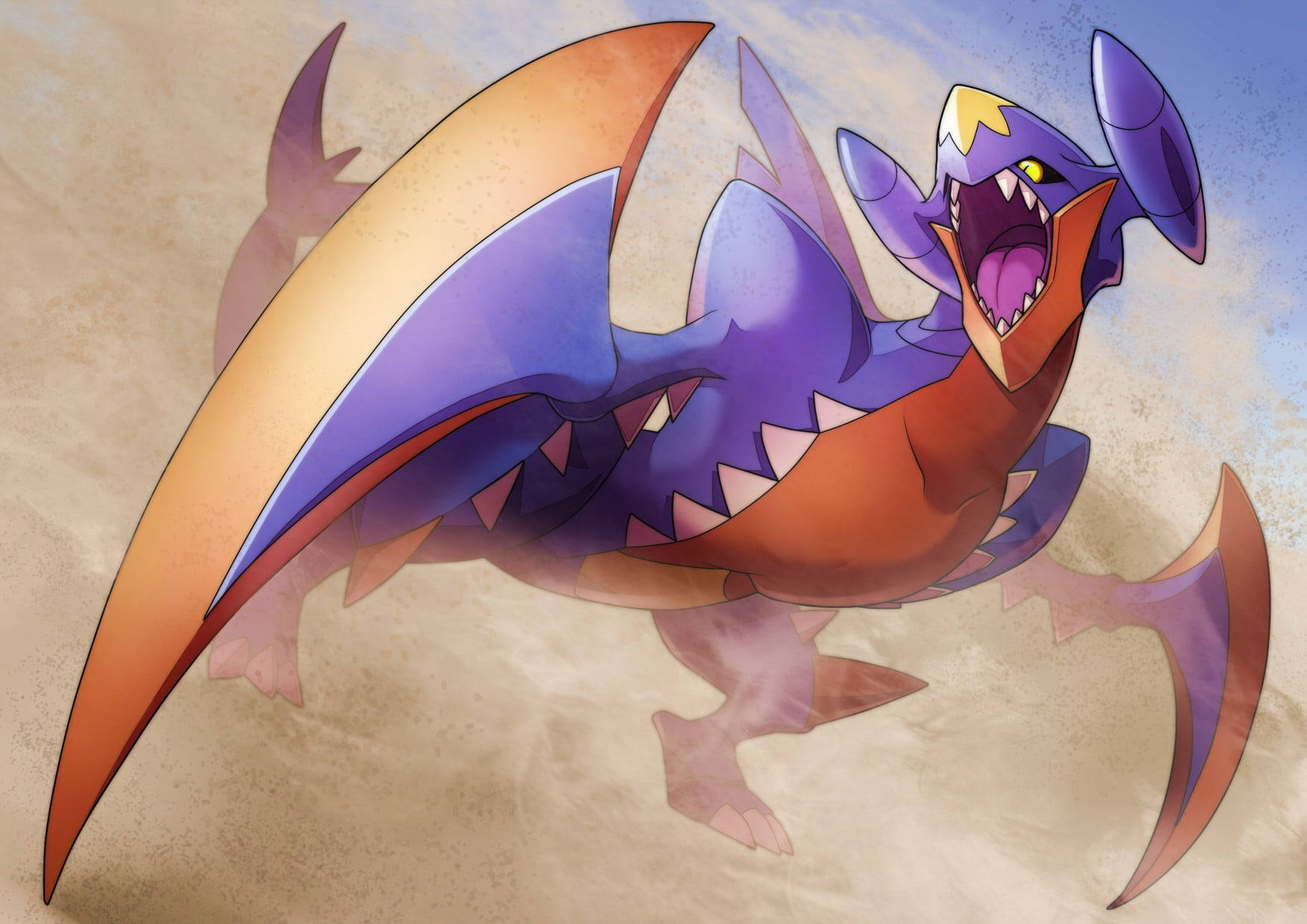 Cool Mega Garchomp Wallpaper