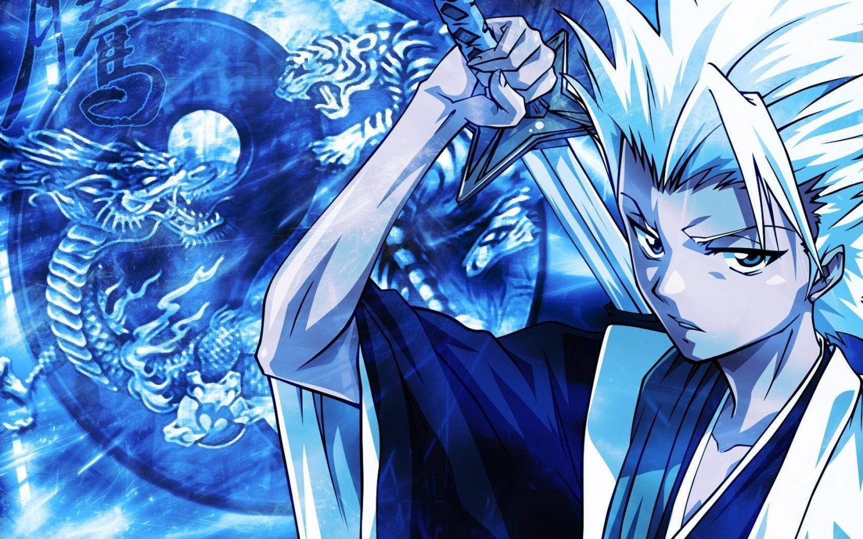 Cool Men Bleach Toshiro Hitsugaya Wallpaper