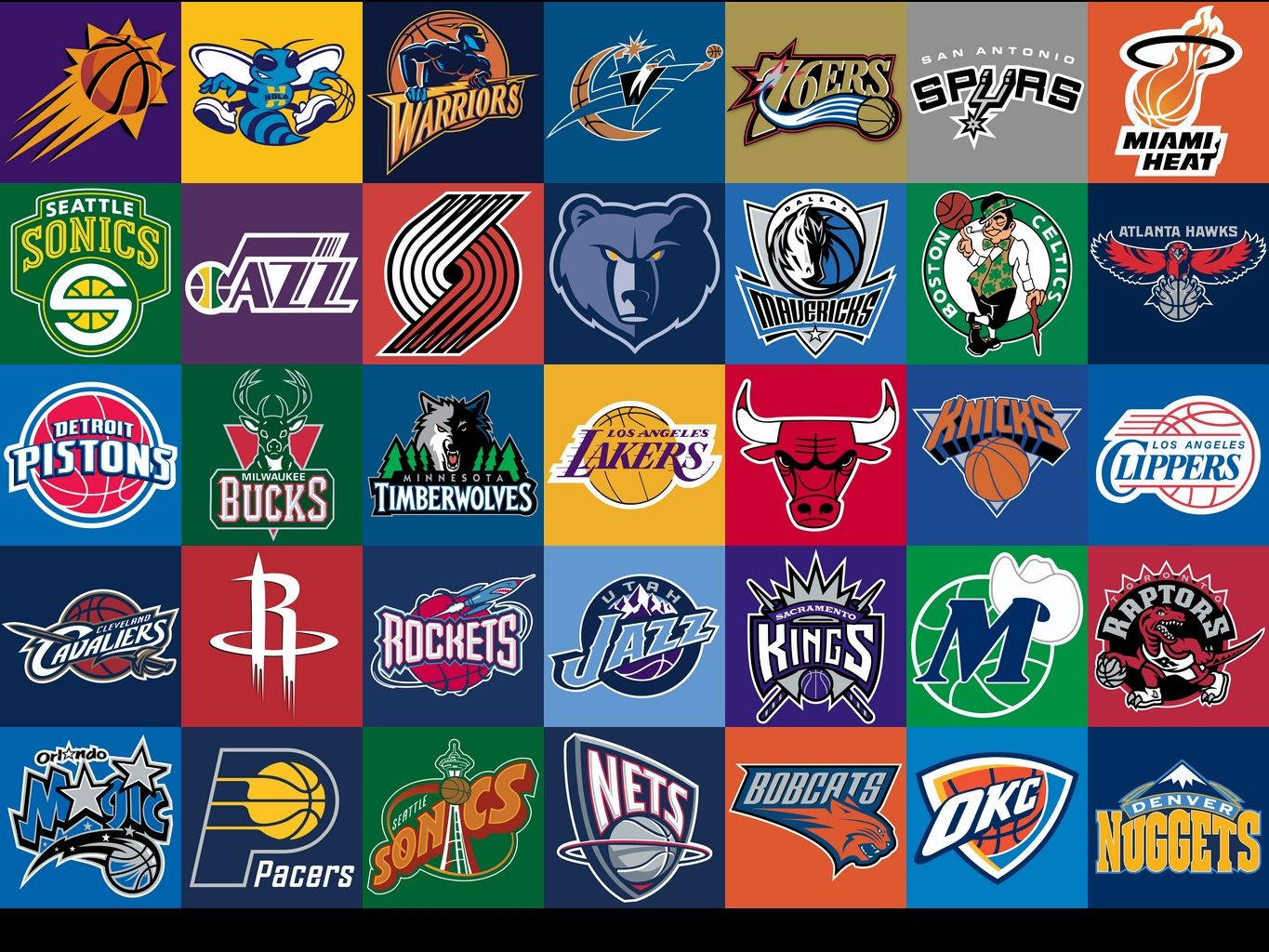 Cool Nba Graphic Logo Wallpaper