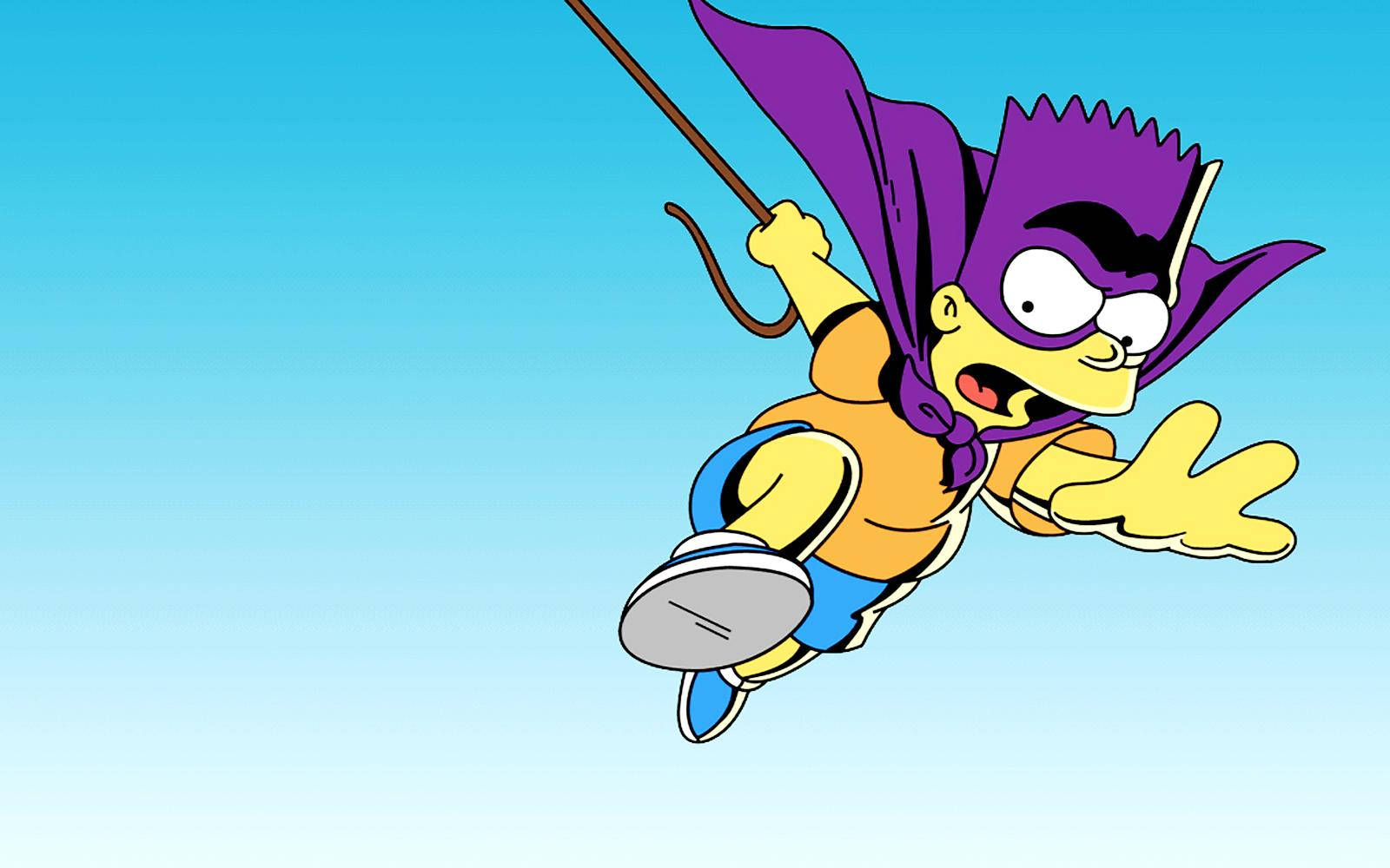 Cool Simpsons Superhero Wallpaper