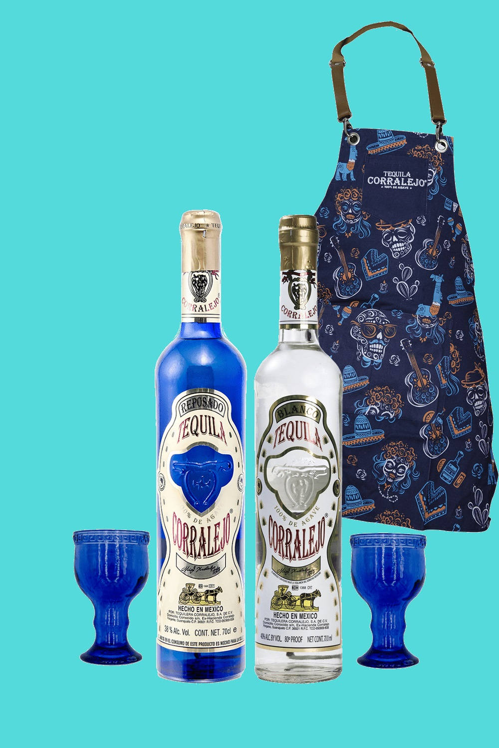 Corralejo Tequila Reposado Blue Silver Set Wallpaper