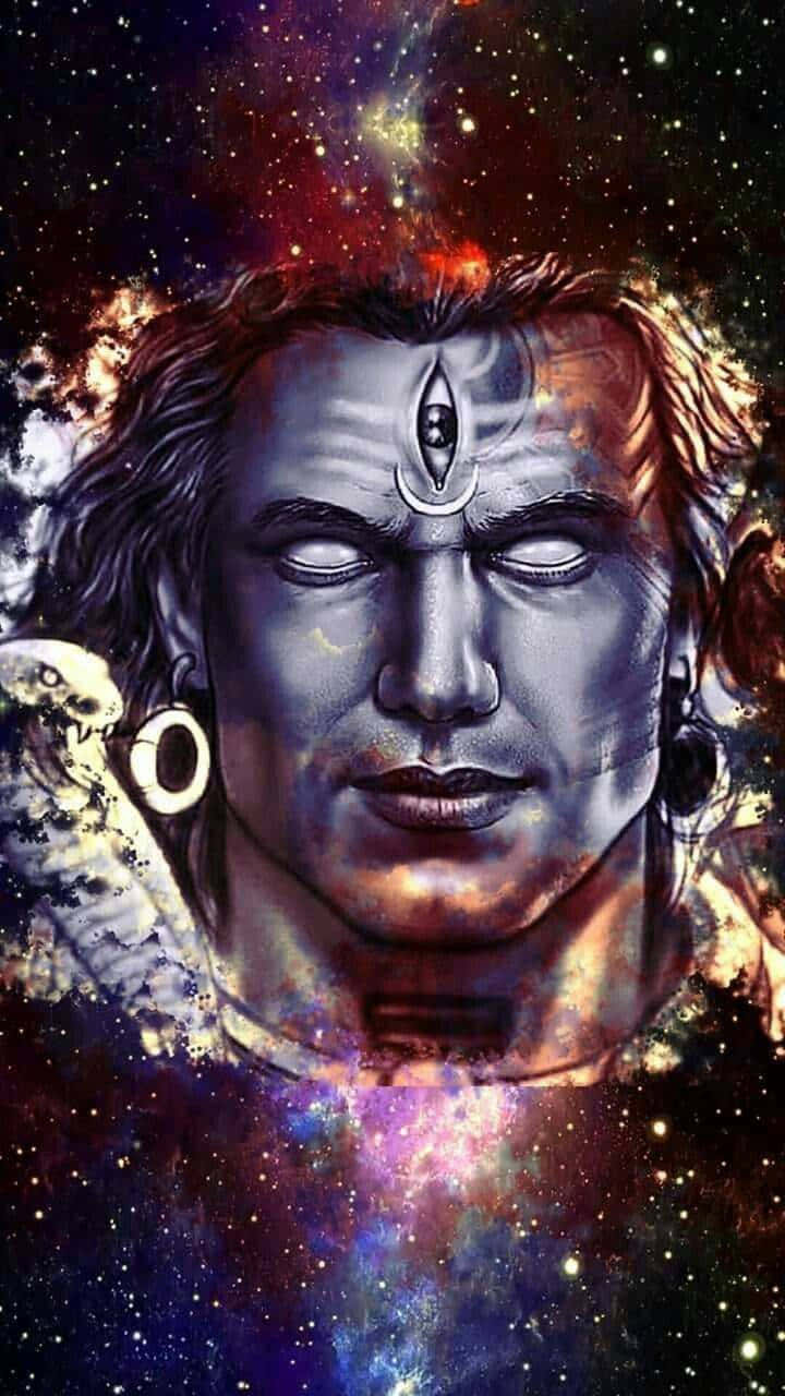 Cosmic_ Shiva_ Portrait Wallpaper