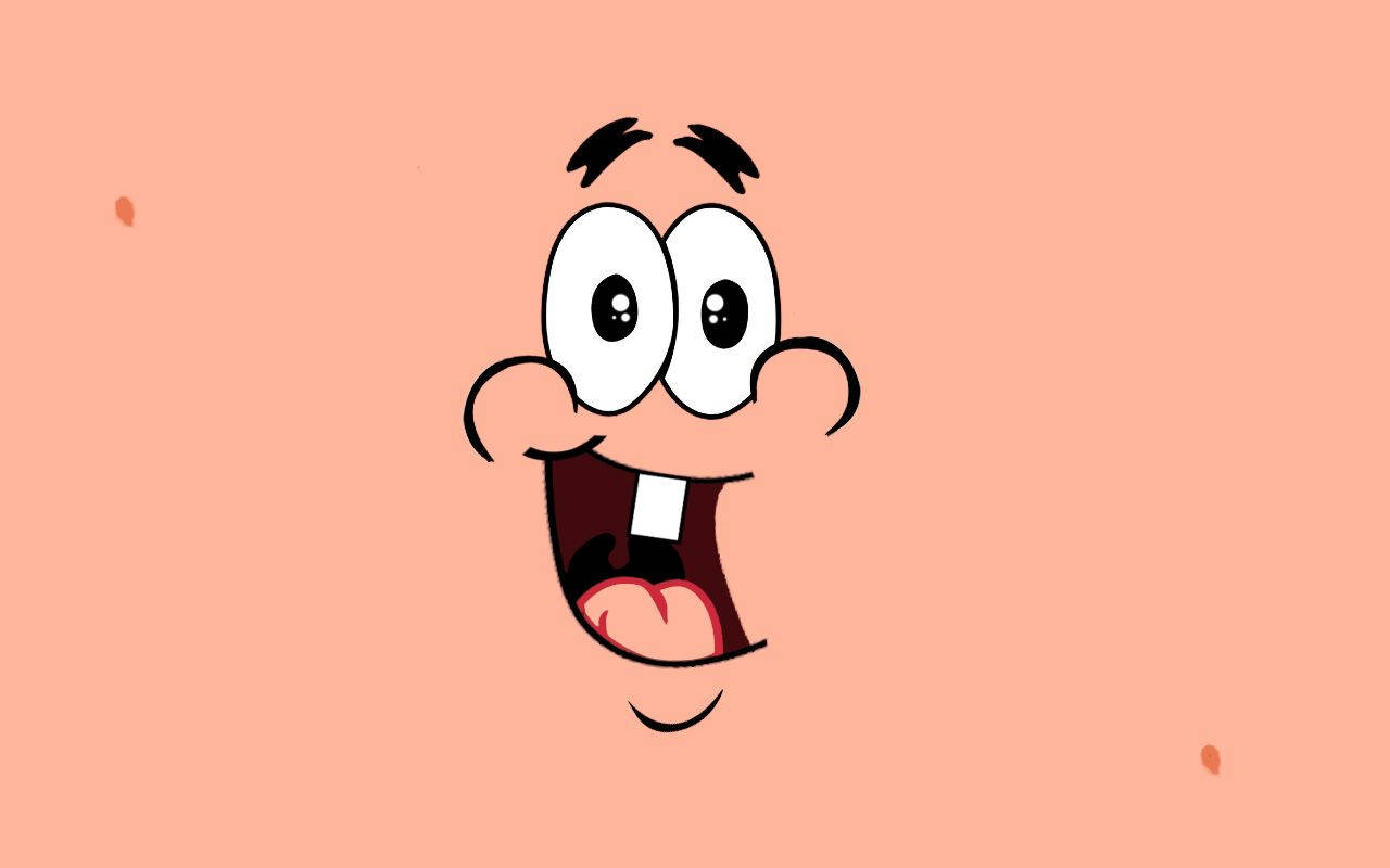 Crazy Face Of Patrick Star Wallpaper