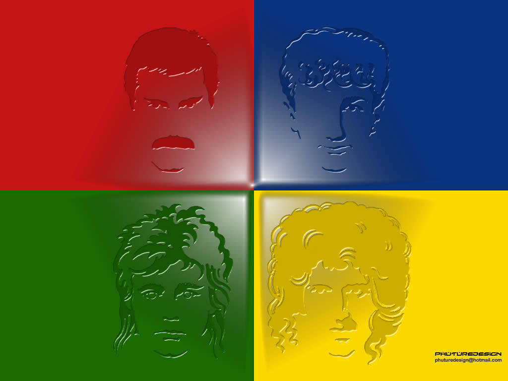 Creative Art Of The Band Queen Wallpaper