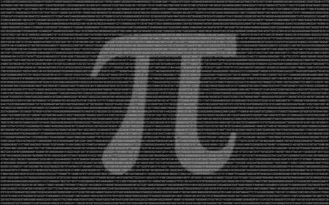 Creative Math Pi Illustration Wallpaper