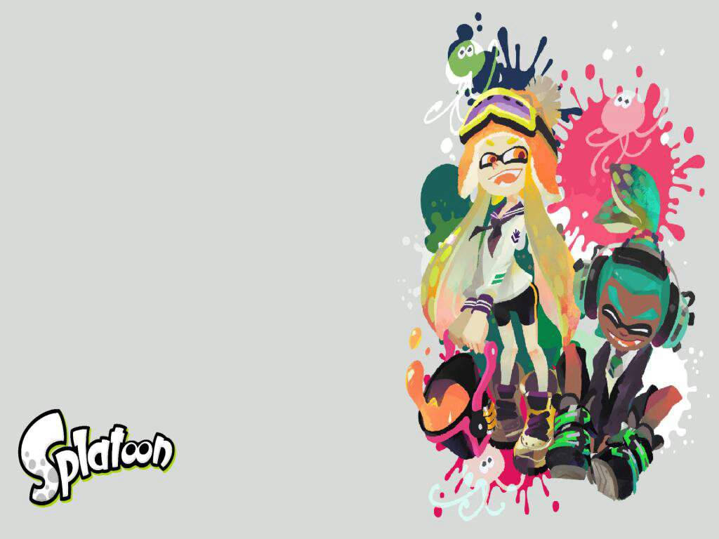 Creative Splatoon Background Wallpaper