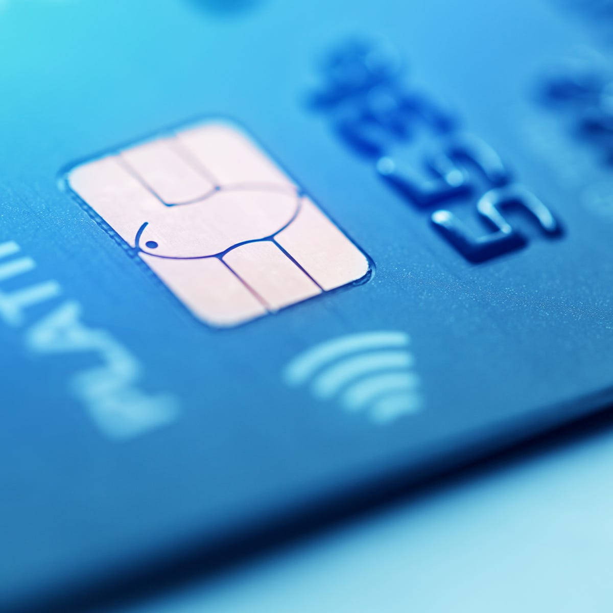 Credit Card Chip Macro Photography Wallpaper