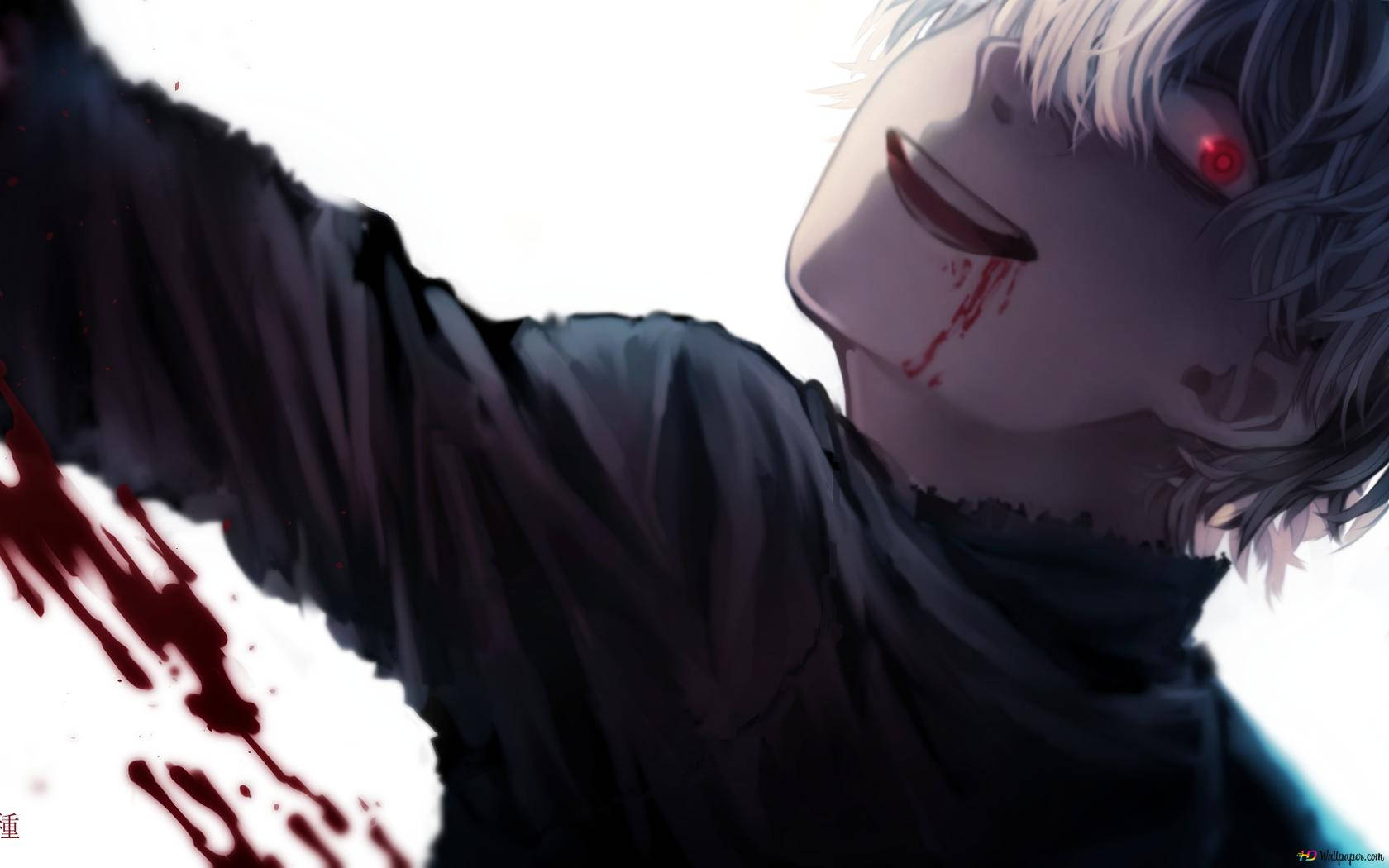 Creepy Anime Tokyo Ghoul Kaneki Ken Wallpaper