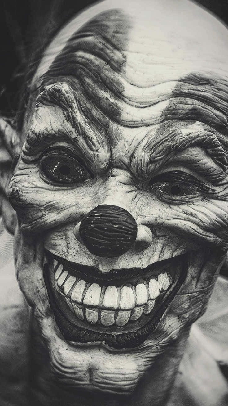 Creepy Clown Portrait Wallpaper