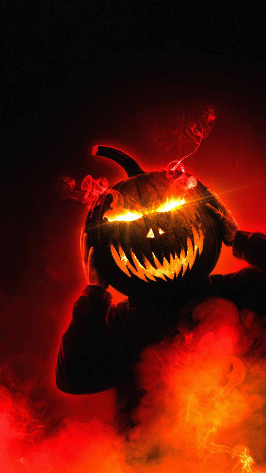 Creepy Halloween Pumpkin Wallpaper