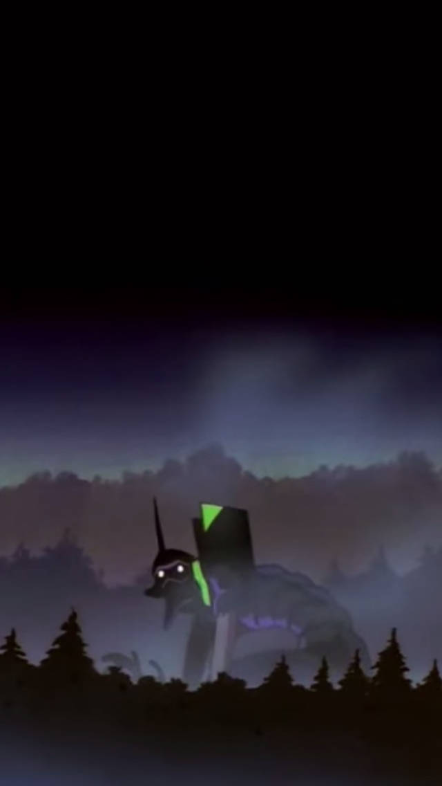 Creepy Unit-01 Evangelion Phone Wallpaper