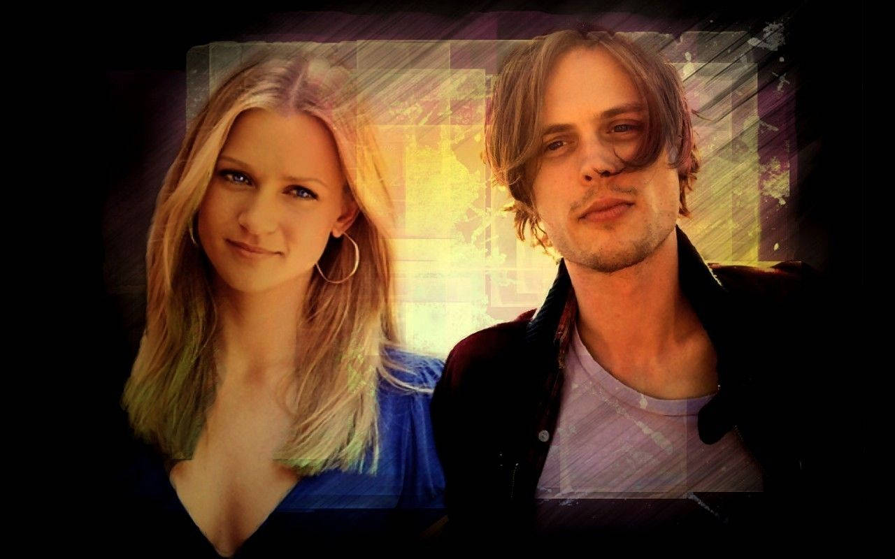 Criminal Minds Characters Spencer And Jennifer Wallpaper