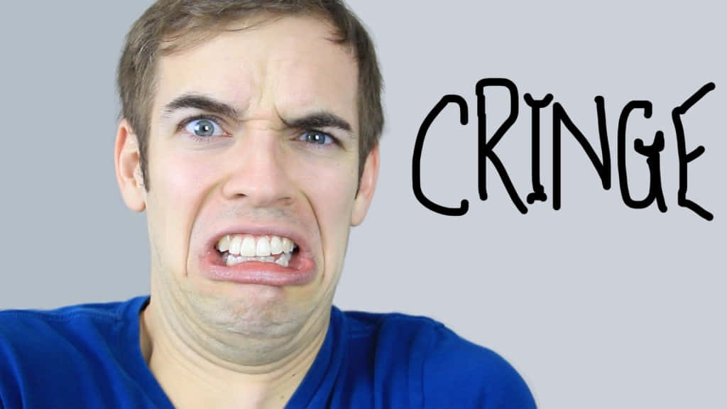 Cringe Expression Man Wallpaper