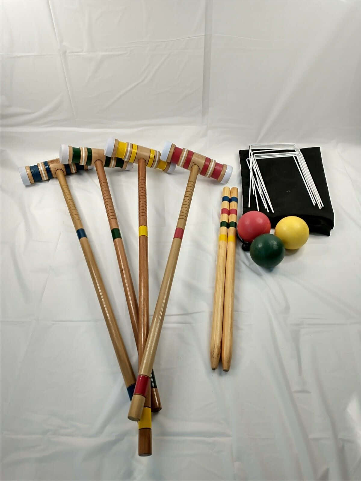 Croquet Equipment Set Wallpaper