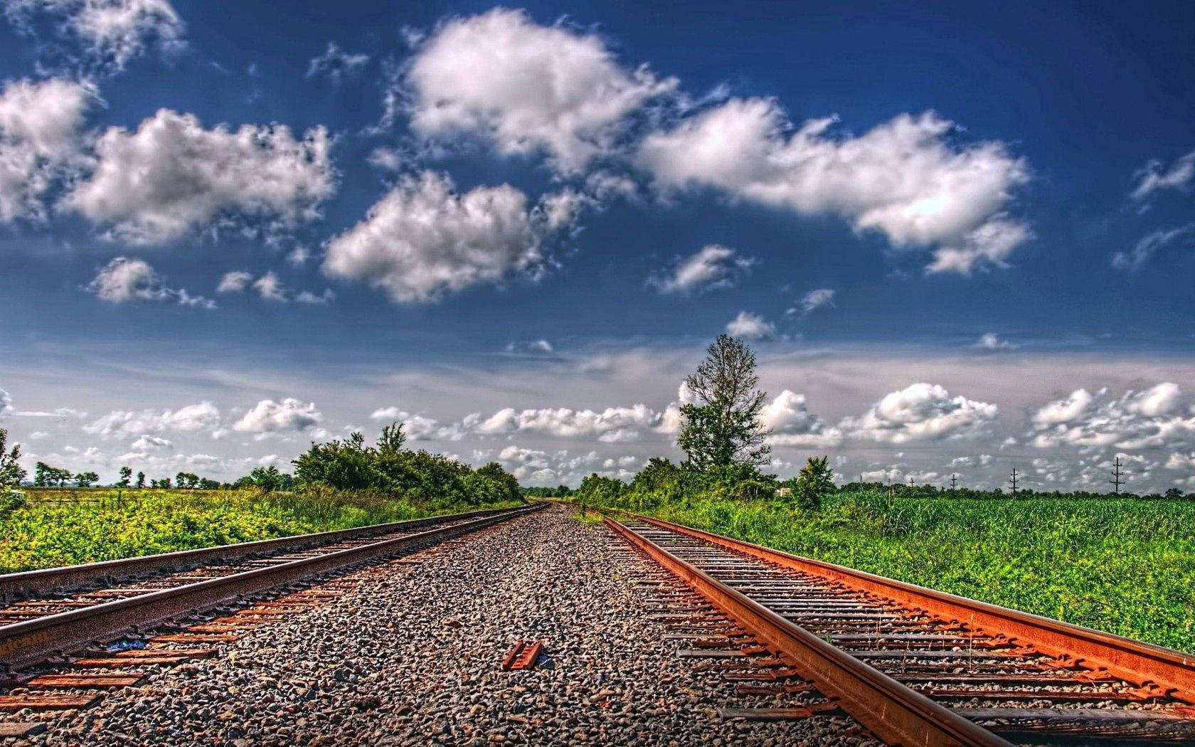 Cross-country Rails Wallpaper