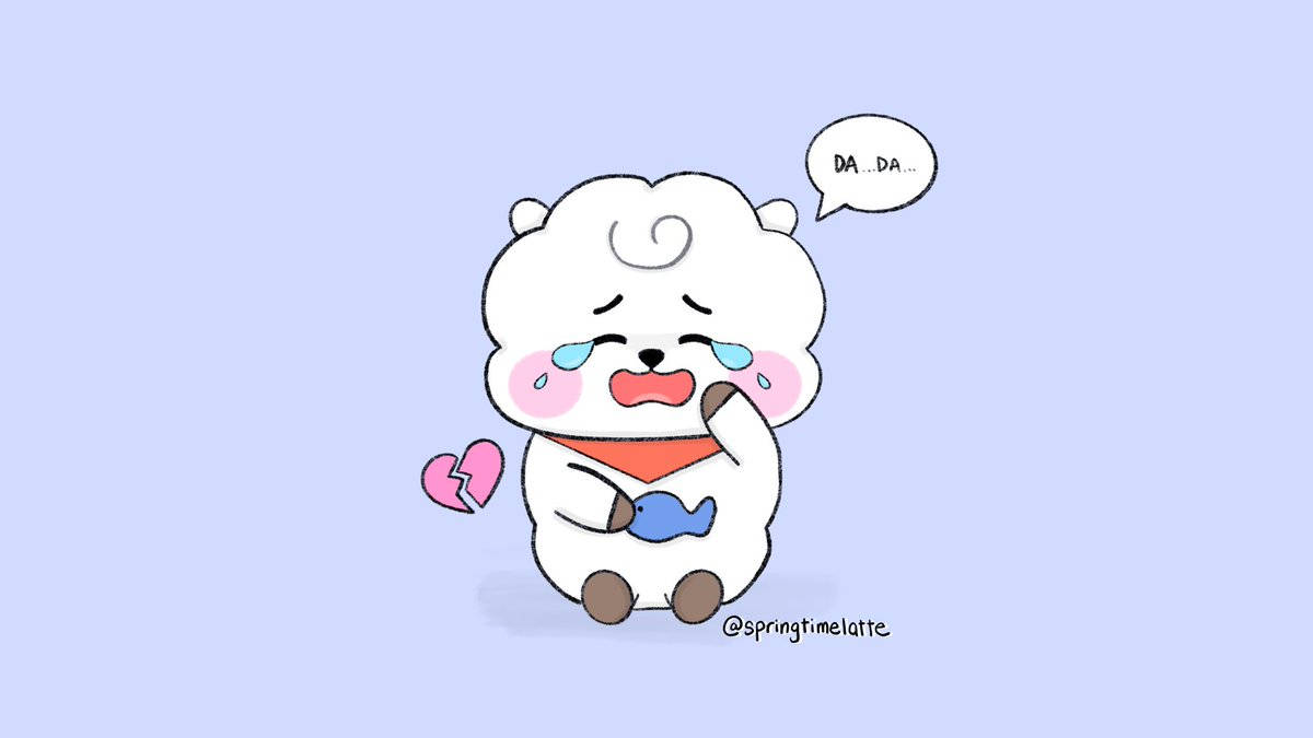 Crying Baby Rj Bt21 Wallpaper