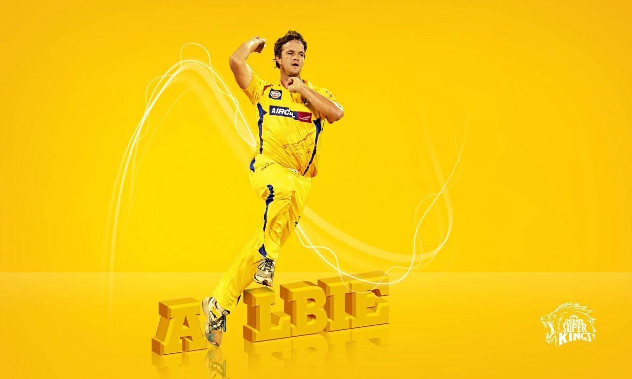 Csk Player Albie Morkel Wallpaper