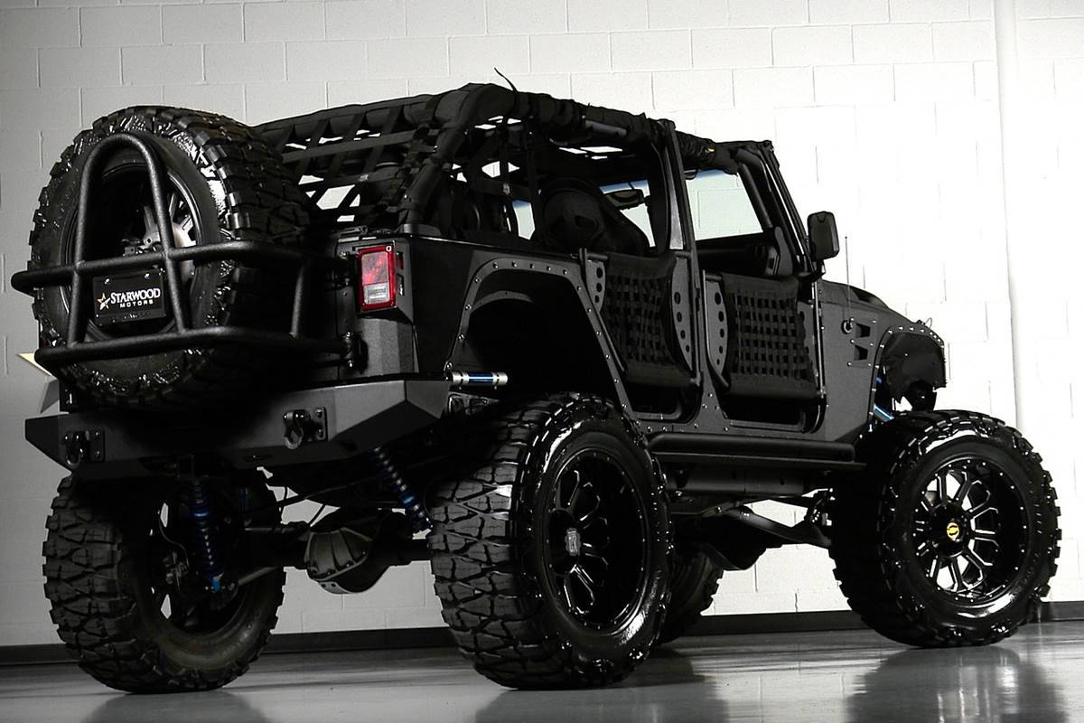 Custom Black Jeep Wrangler Wallpaper