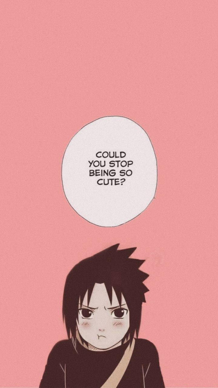 Cute Aesthetic Naruto Character Uchiha Sasuke Wallpaper